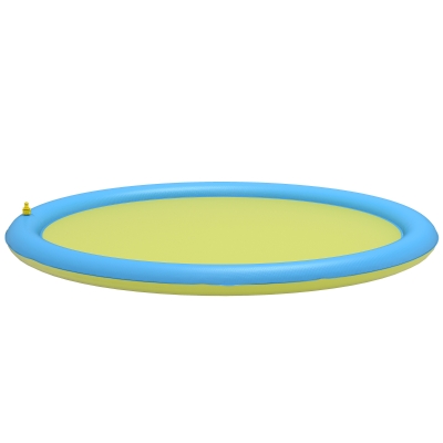 PawHut Dog Splash Pad Pet Bath Pool Outdoor Water Game Blue