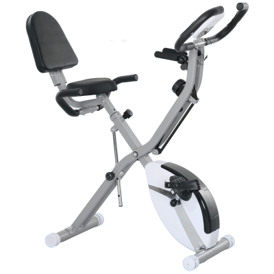 SPORTNOW 5-in-1 Folding Exercise Bike Magnetic White