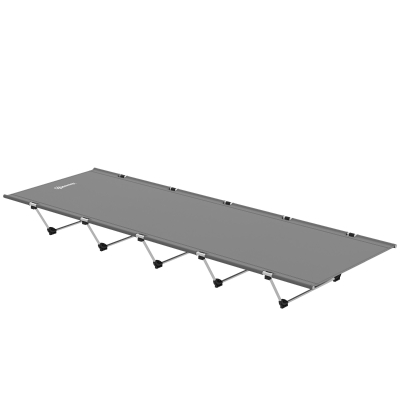 Outsunny Portable Camping Bed Aluminium 150kg Dark Grey