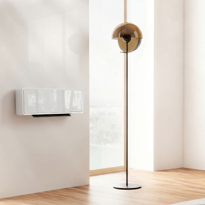 HOMCOM Radiateur Mural 2000W Céramique Blanc avec Télécommande