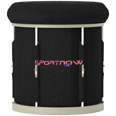 Ice Bath Tub 70L x 70W x 65Hcm Black