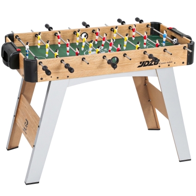 SPORTNOW Baby-foot 22 Joueurs Chêne Jaune 109x77x72cm