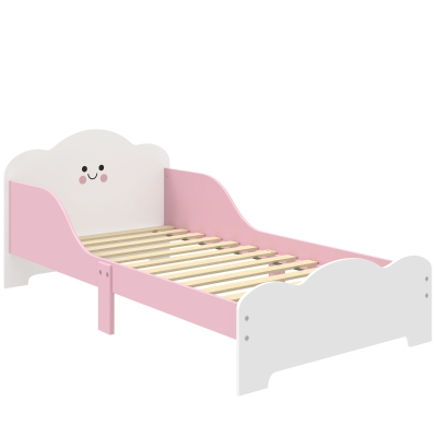 AIYAPLAY Letto Montessori per Bambini 3-6 Anni in Legno, Rosa