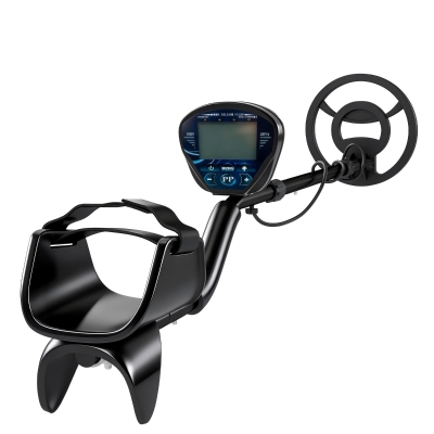 Outsunny Metalldetektor IP68 Wasserdicht Metallsuchgerät mit 3 Modi Kopfhörer Schaufel Spule LCD-Display 7 Zoll Detektionstiefe