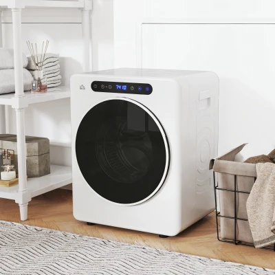 Mini Uscător Electric 1000W 3kg Afișaj LED Alb
