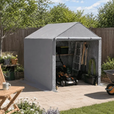Carport 2m x 2m x 2m Grey