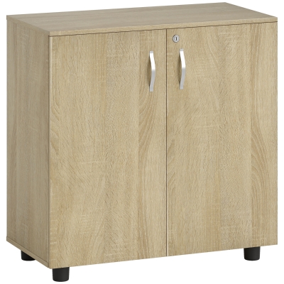Filing Cabinet 80cm x 40cm x 80cm Oak