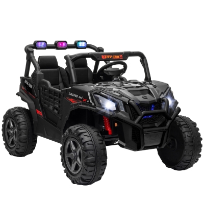 Kids Ride On Off-road Toy Truck 120L x 80W x 75Hcm Black