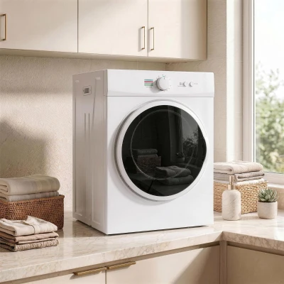 Uscător de Rufe Portabil 4,8 kg, 1020W, Încălzire PTC, Alb