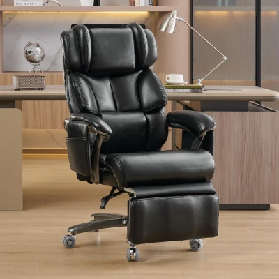 Sedia da ufficio ergonomica e massaggiante Nero