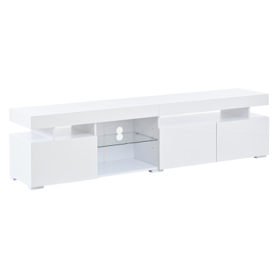 Mobile TV basso e moderno a LED, Bianco