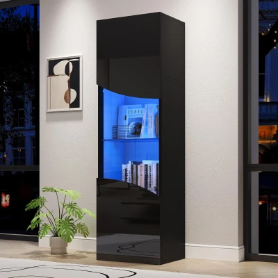 Vitrine de salon, Noir