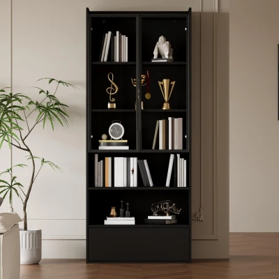 Vitrine haute, Noir
