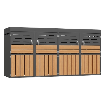 Armoire extérieure multifonctionnelle, Gris