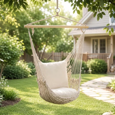 Outsunny Amaca da giardino 120cm x 90cm Bianco