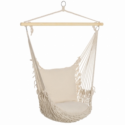 Outsunny Amaca da giardino 120cm x 90cm Bianco