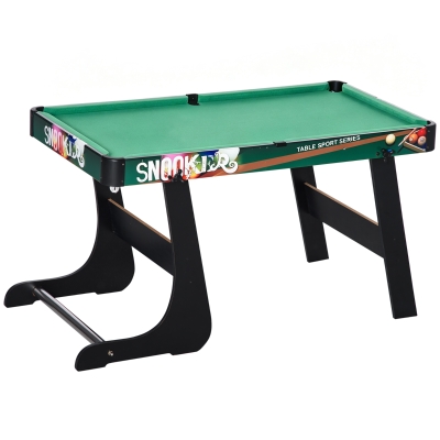 HOMCOM Table de Jeux 6 en 1 Pliable Billard Baby-Foot 118cm