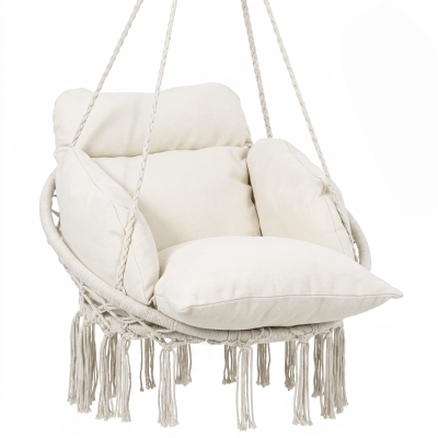 Hammock Chair 80 x 60 x 40 cm Cream