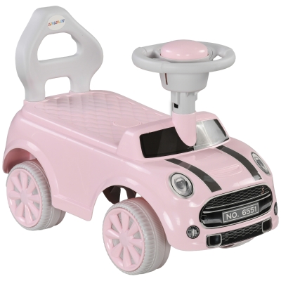 AIYAPLAY Macchina per Bambini 18-36 Mesi a Spinta Manuale, Rosa