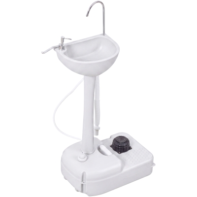Outsunny Station Lavage Portable 17L Camping Extérieur
