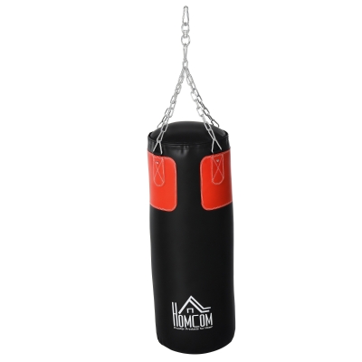 HOMCOM Set Sacco da Boxe per Adulti 120 cm con Guantoni e Ganci