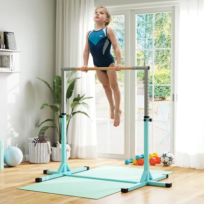 Bară de Gimnastică pentru Copii 3+ Ani Înălțime Reglabilă