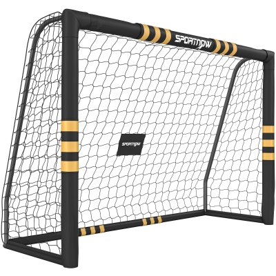 Poartă de Fotbal Portabilă cu Cadru Metalic, 240x85x160 cm, Alb