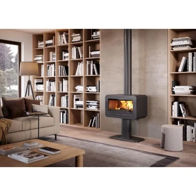 Poele a bois - INVICTA - Wilson sur pied - 8 KW