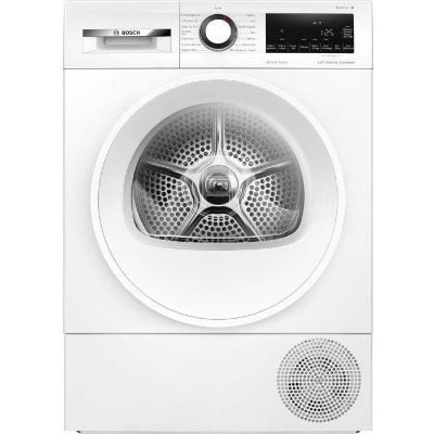 Seche-linge pompe a chaleur BOSCH Série 6 WQG24502FR - 8 kg - Induction - L60 cm - Classe C - Blanc