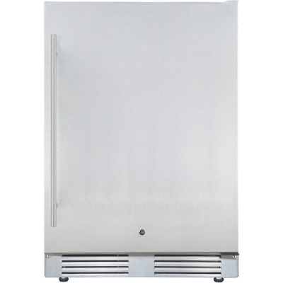 Réfrigérateur table-top extérieur - FRIGELUX - RETT136A - Encastrable - 102 L - 59,5 x 57,5 x 82 cm - Inox