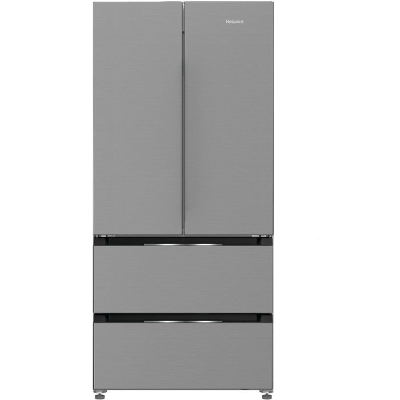 Réfrigérateur américain - HOTPOINT - HPG25512XBR4E - 4 portes - Classe E - 515 L - 83,2 x 70 x 182,3 cm - Inox