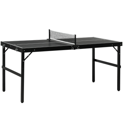 SPORTNOW Masă Pliabilă de Ping Pong cu Fileu și Mâner