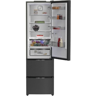 Réfrigérateur multiportes - WHIRLPOOL - WHKF6353XBR6E - 351 L - NoFrost - Classe C - Multiflow - 203,5x59,5x66,3 - Dark Inox