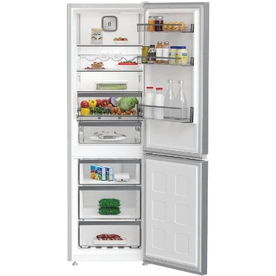 Réfrigérateur combiné - WHIRLPOOL - WHK26364XP7E - Classe B - 316 L - 59,5 x 66,3 x 186,5 cm - Inox