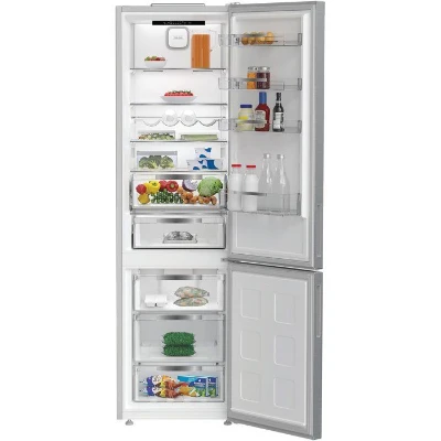 Réfrigérateur combiné - HOTPOINT - HPK25402XP7E - Classe B - 355 L - 59,5 x 66,3 x 203,5 cm - Titanium Inox