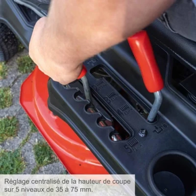 TONDEUSE AUTOPORTEE – RIDER THERMIQUE - MR230-61- 61cm – 224CC – SCHEPPACH