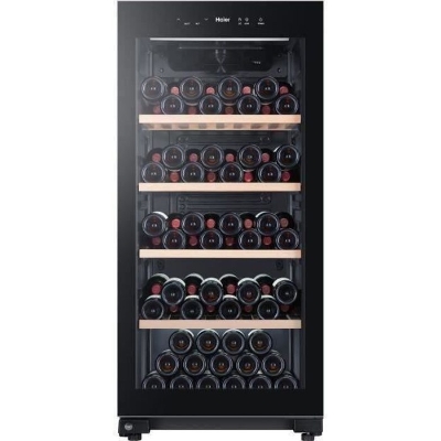 Cave a vin de vieillissement - HAIER HWS116GAE - Pose libre - 116 bouteilles H126.5 x L59,5 cm - Noir
