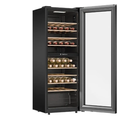 Cave a vin de service - CANDY CNWQ4G56G2 - 56 bouteilles - 2 zones - Multi-température - 37 dB - H 128cm x l 47,5cm x P 45,6cm