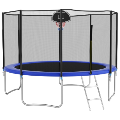 Trampolino da esterno, Blu