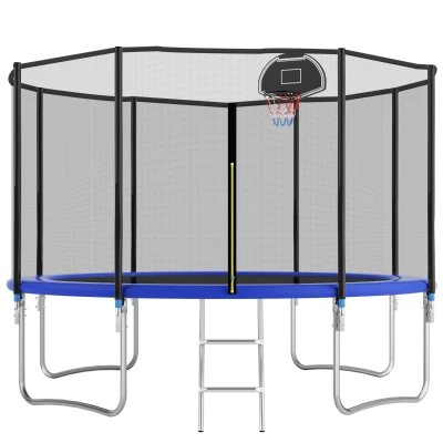 Trampolino da esterno, Blu
