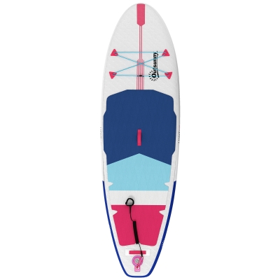 Outsunny Inflatable Paddle Board Non-Slip 305x89cm