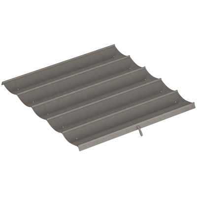 Replacement Canopy Top 250L x 255W cm Light Grey