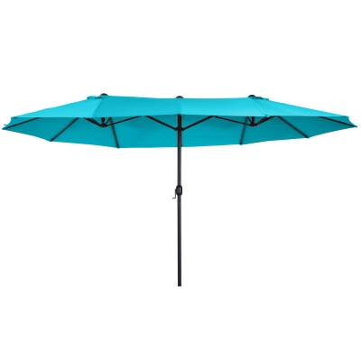 Outsunny 4.6m Canopy Parasol Blue