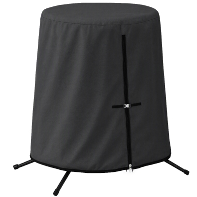 Outsunny Outdoor-Möbelabdeckung Möbelabdeckung Schutzplane für Möbel, wetterbeständig, 196 cm x 196 cm x 230 cm, Schwarz