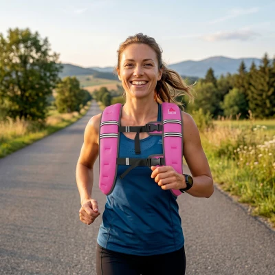 HOMCOM 8KG Weighted Running Vest with Pocket Black