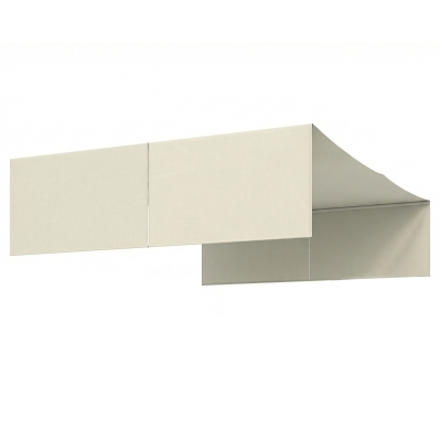 Outsunny 2 Pcs UV Protection Canopy Cream White 3x3m