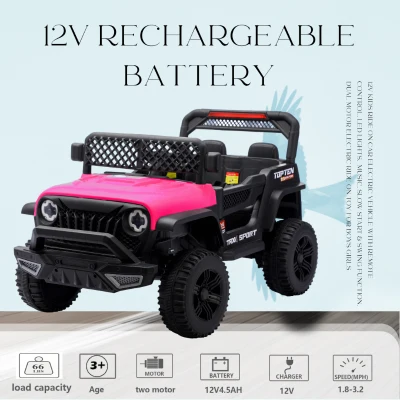 12V Auto elettrica per bambini, Rosa