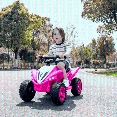 Kinder Quad elettrico 12V, Rosa
