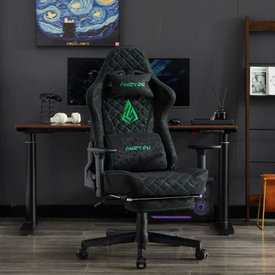 Sedia gaming ergonomica, Nero