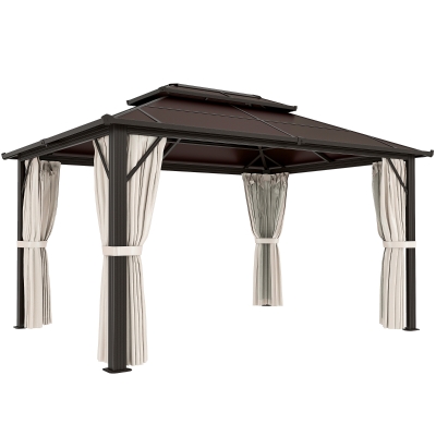 Gazebo 400L x 300W x 263H cm Beige